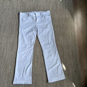 White Boot Cut Jeans